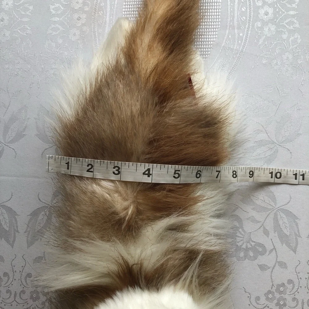 Douglas Kiki Ragdoll Cat Plush Toy Cream/Caramel Fluffy Fur Stuffed Animal